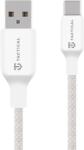 Tactical STITCH THREAD FONOTT SZÖVET USB-A/USB-C GYORSTÖLTŐ ADATKÁBEL 3A 27W 0, 3m FEHÉR (8596311283338) - mediaplaza
