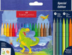 Faber-Castell Carioca 18+6 Culori Dinozauri Faber-castell (FC554222)