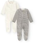 That's mine talpas rugdalózó bébi pamut Jona onesie 2-es csomag - fehér 50