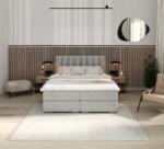FDM Franciaágy LINCOLN Boxspring | szürke 180 x 200 cm