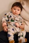 Liewood gyerek rugdalózó pamut elasztánnal Birk Grow Printed Pyjamas Jumpsuit - bézs 74-80 - answear - 16 990 Ft