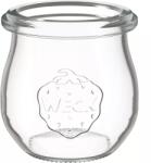 Weck Borcan pentru conserve fără capac 75 ml, set de 12 buc. , formă de lalea