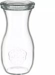 Weck Sticlă/borcan pentru conservare cu capac 125 ml, set de 3 buc