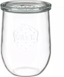 Weck Borcan pentru conserve cu capac din sticlă 950 ml, formă de lalea