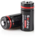Soshine 16340 600mAh RCR123A IFR újratölthető 3, 2V LiFePO4 fotóelem (Soshine-16340-600-3-2V)