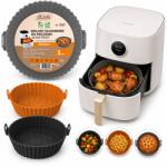 ZUVE 3x Szilikon Öntőforma Air Fryer Olajsütőhöz Zuve Sütőbetét Készlet (Wkłady Do Air Fryer ZUVE 3 szt. )
