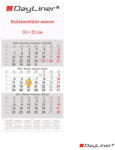 Dayliner Speditőr naptár 1 tömb, 3 hónap SP-1 330 × 670 mm, fehér lapokkal Fejrész üres Dayliner 2027 - suplix