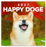 Realsystem Falinaptár képes lemeznaptár 300x300mm, Happy Doge Realsystem 2027 - papirx
