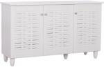  Dulap pantofi, 3 usi, nuanta alb, 114x34x68 cm (UE-HM2211.05) Garderoba