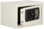  Seif electronic standard cu cifru si cheie, 200x300x200 mm, Otel, Bej (HA-5061)