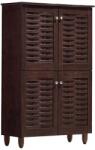  Dulap Pantofi Kabira, 2 usi, wenge, 77x40x121, 5 cm (UE-HM2210.01) Garderoba