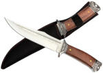 Depox Cutit de vanatoare DEPOX®, Elvish Legacy, otel inoxidabil, 31 cm, maro, teaca inclusa (3037)