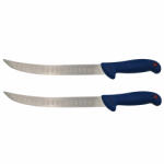 DEPOX Set doua cutite bucatar DEPOX®, Chef's Knife, otel inoxidabil, 38 cm, albastru (2105)