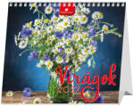 DAYLINER Asztali naptár, Dayliner, 15x13cm, Virágok, 2027 (KRN-DL7AS-VIFAL-HH)