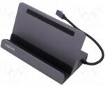 LogiLink Dokkoló állomás; Usb 3.0, USB 3.2 Gen 1; 0, 2m; alumínium (UA0408)
