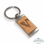 Amnisu Vikinges gravírozott kulcstartó