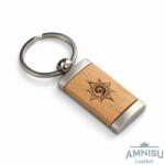 Amnisu Hearthstone szimbólumos gravírozott kulcstartó
