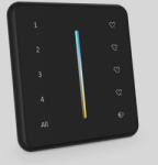  Telecomandă neagra cu panou reglabilă cu 4 zone (2.4G) (2149-T)