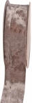 Valex Decor Fényes bársony szalag 25mm x 10m - Ezüst (EV25-98)