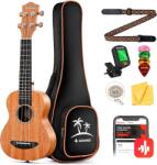 Donner Koncert ukulele szett Donner kezdőknek, 23 inch-es ukulele (swqesfwsdefwsdf)