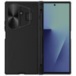 Nillkin Husa pentru Samsung Galaxy Z Fold7 F966, Nillkin, CamShield Prop with Metal Lens Cover and S-Pen Holder, Neagra - gsmboutique