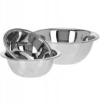 Excellent Houseware Fém Tál konyhai főzőtál sütemény salátához 3 db-os szett (Miski metalowe zestaw kuchenne stalowe)
