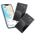 UGREEN SmartTag Smart Finder Slim 2 CM920 (75120A) pentru iOS Series, Set 2 bucati, Negru - gsmboutique