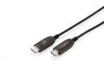 ASSMANN AOC HDMI Hybrid Connection Cable | HDMI-A Male-Male | HDMI 2.1 | UHD-2 8K@60Hz | 48Gbps | HDR, eARC, HDCP 2.2, CEC | 80m (AK-330126-800-S)