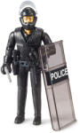 BRUDER Figurina politist Bruder bworld, forte speciale cu scut (62151) Figurina