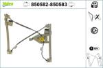 VALEO Mecanism actionare geam VALEO 850583 (850583) - automobilus
