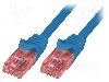 LogiLink Cablu patch cord, Cat 6, lungime 1m, U/UTP, LOGILINK - CQ2036U