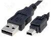 Goobay Cablu USB A mufa, USB B mini mufa, USB 2.0, lungime 3m, negru, Goobay - 50768