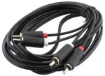 Cabletech Cablu 2xRCA tata - 2xRCA tata, 3m, Cabletech - 401904