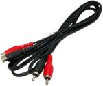 BQ CABLE Cablu 2xRCA tata-2xRCA mama, 1.5m, BQ CABLE, BQC-2RP2RS-0150, T108922