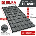 BILKA Tigla metalica BILKA model Clasic Comanda la Lungimea Dorita LUCIOS 0.40 mm 2 MODULE - 85 CM (27740)