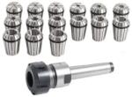 Optimum Set mandrina cu 15 pensete ER 25, MK 2 / M10, Ø1, 5-16 mm (MG.3352052)