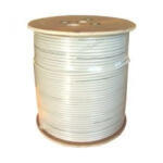 Koax kábel RG6T60CCST2-W Trishield Fehér Teletronik (RG6T60CCST2-W)