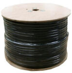Koax kábel RG6 Trishield Fekete Teletronik (Telektronic-232b)