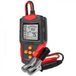 Qoltec LCD-kijelzős digitális akkumulátorteszter | 12 V | 24 V | 3 Ah-200 Ah (52484)