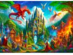 Wooden City Castel de fantezie puzzle din lemn Puzzle