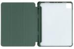 Gigapack IPAD 10.2 (2021) / 10.2 (2020) / 10.2 (2019) GIGAPACK Husă cu suport, cu efect de piele, FLIP activ, suport pentru creion, VERDE ÎNCHIS (GP-132694)