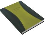 REALSYSTEM Agendă REALSYSTEM Premium A, format A/5, pagini galbene și verzi, 2027 (9322-78)