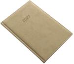 REALSYSTEM Agendă REALSYSTEM Bolero B/5, săptămânală, cu pagini galbene, de culoare gri-bej, 2027 (5612-46)