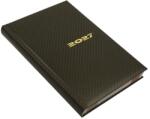 REALSYSTEM Agendă REALSYSTEM Carbon A/5, pagini albe, cu margini bronz, 2027 (5321-82)