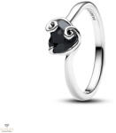 Pandora Tim Burton „Karácsonyi lidércnyomás Disney Jack Skellington fekete szív alakú gyűrű 56-os méret - 194733C01-56