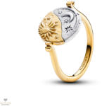 Pandora Me Kéttónusú Nap és Hold megfordítható gyűrű 56-os méret - 164810C01-56