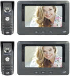 PNI Pachet 2 bucati videointerfon PNI DF930 cu ecran LCD 7 inch, negru (PNI-DF930-2)