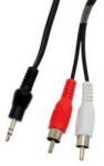 SBOX 3.5-2RCA-M/M-2/R 3.5mm M. ->2 X RCA M, 2M (T-MLX35533)