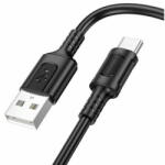 BOROFONE USB la Type-C Borofone Cable BX111 Feliz 1m 3A Negru (6941991115080)