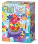 4M Kit creativ KidzMaker - Roteste Si picteaza o mini-vaza (4M-04818)